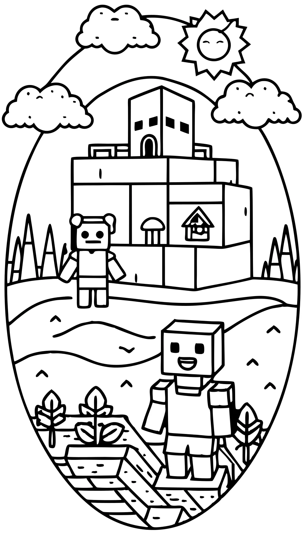 coloriages LEGO Minecraft